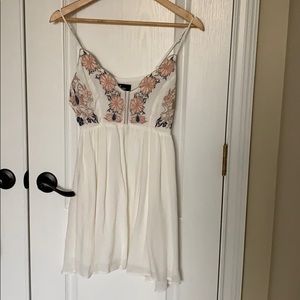 Lulu’s Ivory Embroidered Dress